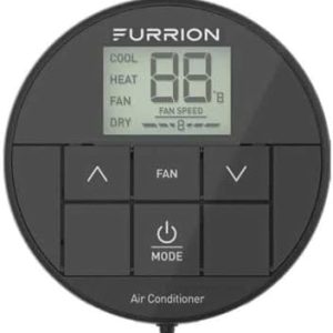 Furrion Chill Single-Zone Thermostat - Black LED, 2 Fan Speeds, Compatible with Furrion HE Air Conditioners - FACW10ESSA